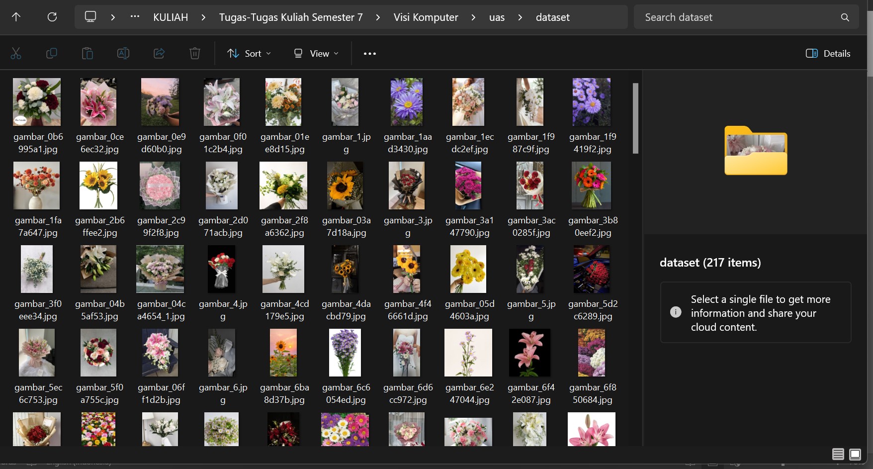 Bouquet Price Detector