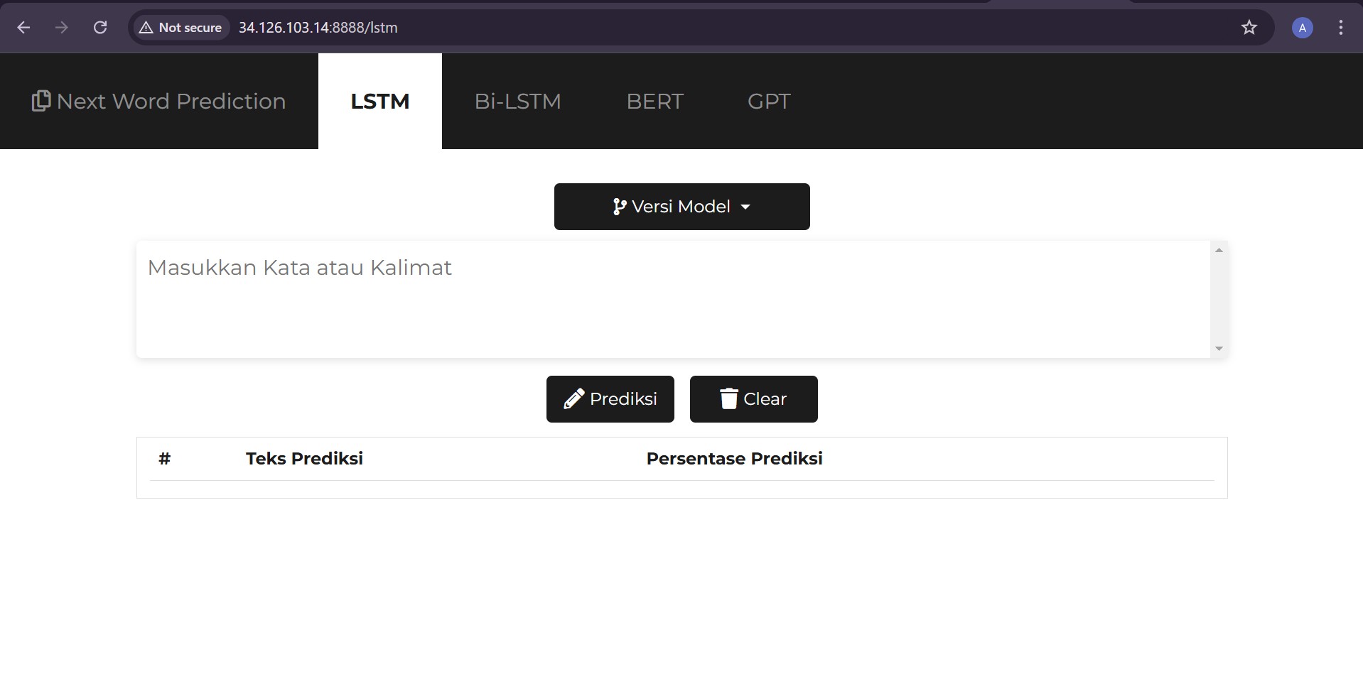 Next-Word Prediction with LSTM, BiLSTM, BERT, and GPT